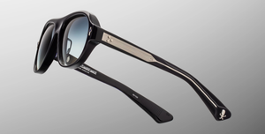 jacques marie mage the player bunker 77 regal sonnenbrille aus acetat in blau mit baluen verlaufsgläsern
