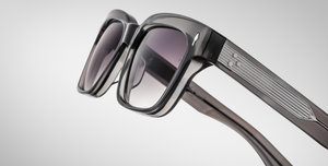 jacques marie mage molino 55 prime eckige sonnenbrille in grau mit grauen gläsern