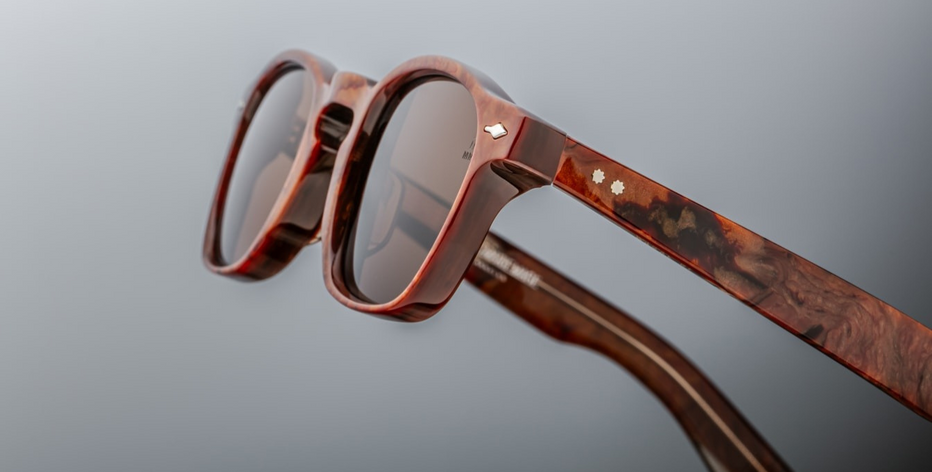 Jacques Marie Mage Zephirin Burlwood Sunglasses in brown - limited