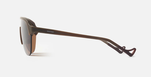 district vision nagata speed blade hazel sportbrille in braun mit braunen gläsern