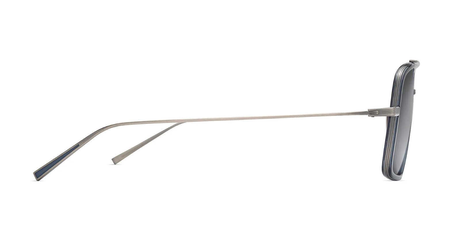 dita artoa.88x antique silver aviator sonnenbrille in silber und blau-grauen acetat mit dunkelblauen verlaufsgläser