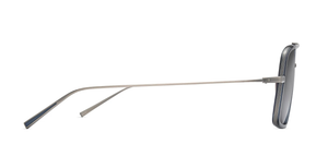 dita artoa.88x antique silver aviator sonnenbrille in silber und blau-grauen acetat mit dunkelblauen verlaufsgläser