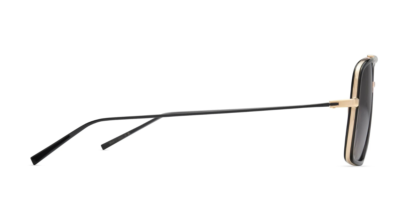 Dita artoa.88x white gold aviator sonnenbrille in gold und schwarz mit grauen gläsern