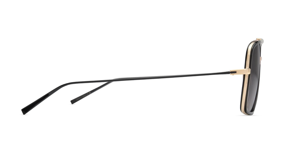 Dita Artoa.88x White Gold - Black Glass - luxury Sunglasses made