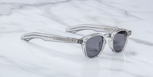 jacques marie mage zephirin 47 sulfur eckige sonnenbrille in grau mit grauen gläsern