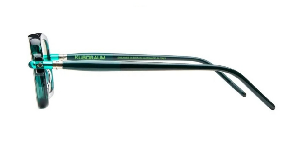 Kuboraum P2 Hamburger Bahnhof HB Sunglasses in Green - handmade