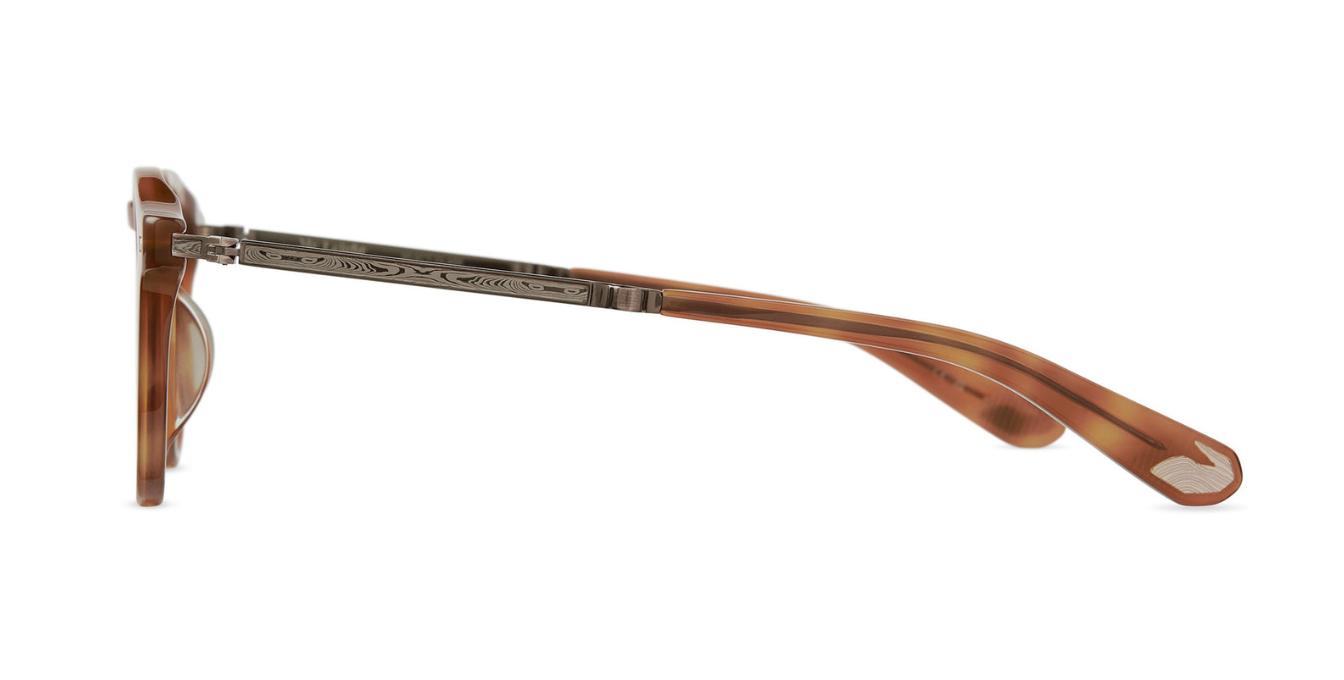 mister leight dorian S amber tortoise side