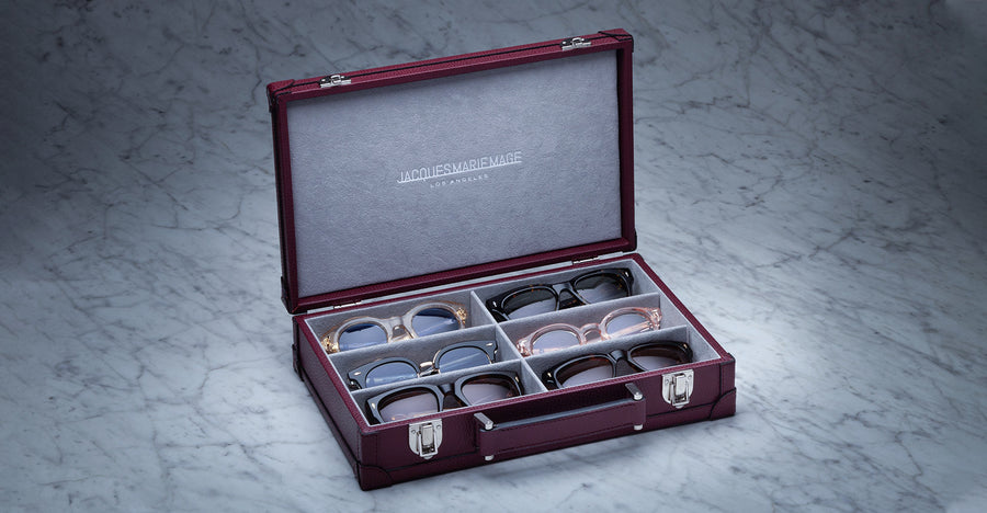 Jacques Marie Mage Custom Eyewear Briefcase Open