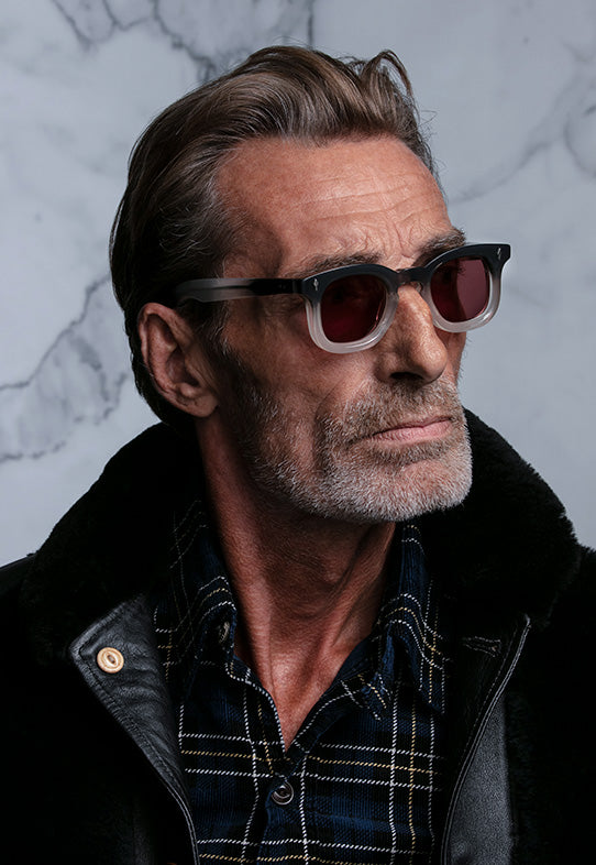 Jacques Marie Mage Loewy Black Fade Portrait Man