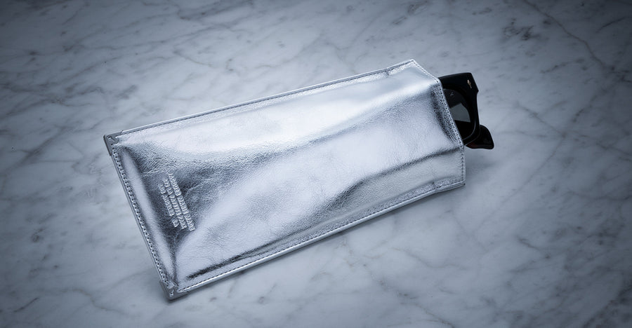 Jacques Marie Mage Softcase leather silver limited edition