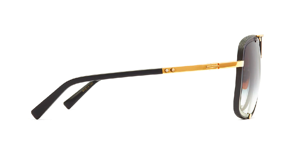 DITA MACH-FIVE Matte Black &amp; Yellow Gold