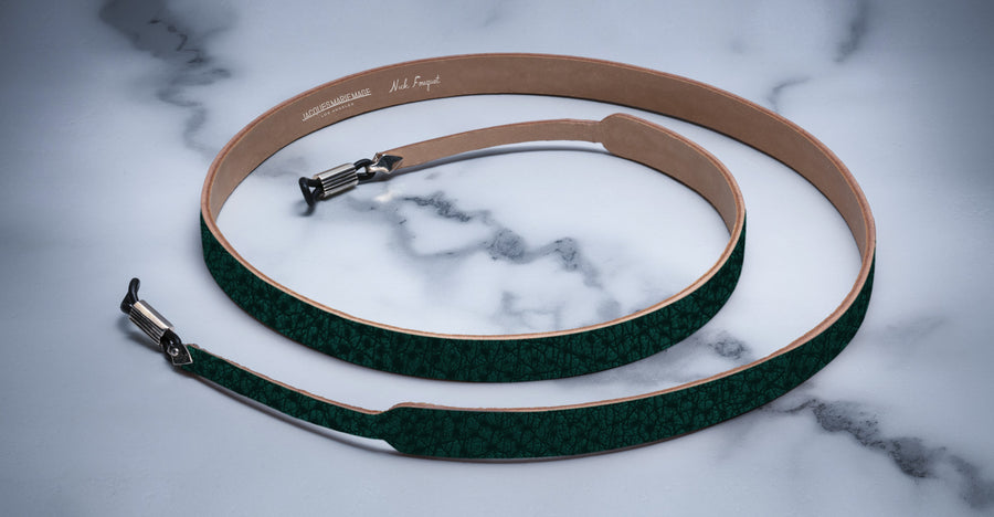 Jacques Marie Mage Rodeo Bison Turner Green Leather Strap