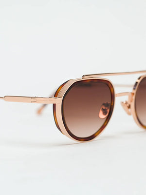 メガネ JOHN DALIA FW25 John Dalia - JULIA - o511 (JULIA O511) Gold 'Julia' sunglasses John Dalia - Vitkac France