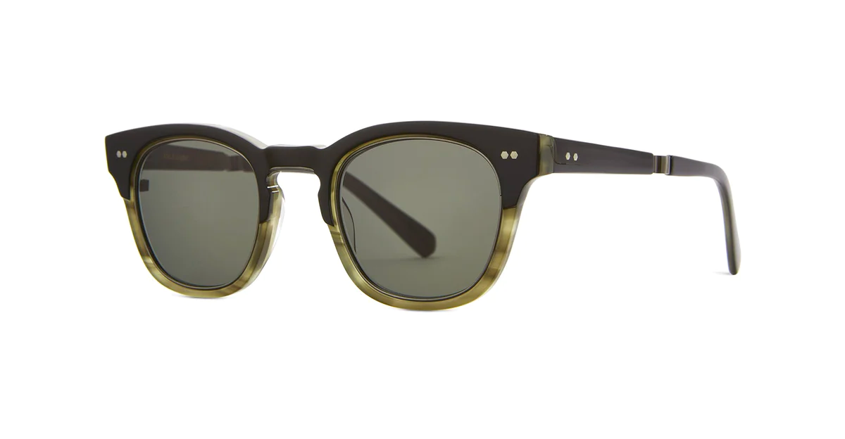 Garrett Leight | Mr. Leight Hanalei II Sycamore Laminate-Pewter